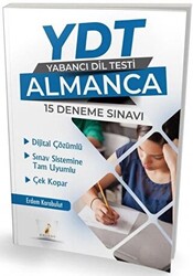 Pelikan Tıp Teknik Yayıncılık YDT Almanca 15 Deneme Çözümlü Pelikan Yayınları - 1