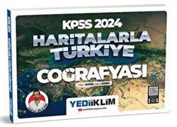 Yediiklim Yayınları 2024 KPSS Haritalarla Türkiye Coğrafyası Hem Konu Hem Soru - 1