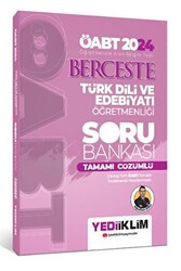 Yediiklim Yayınları 2024 ÖABT Berceste Türk Dili Ve Edebiyatı Öğretmenliği Tamamı Çözümlü Soru Bankası - 1
