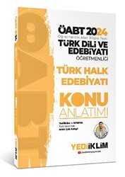 Yediiklim Yayınları 2024 ÖABT Türk Dili Ve Edebiyatı Öğretmenliği Türk Halk Edebiyatı Konu Anlatımı - 1