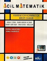 Acil Yayınları YKS Acil Matematik Permütasyon Kombinasyon Binom Olasılık - 1