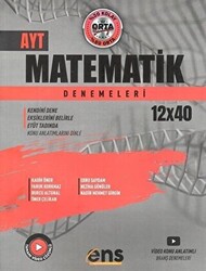 ENS Yayınları YKS AYT Matematik 12 x 40 Denemeleri - 1
