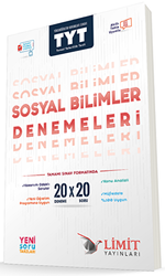 Limit Yayınları YKS TYT Sosyal Bilimler 20x20 Deneme Sınavları - 1