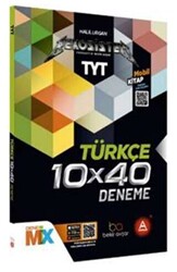 A Yayınları YKS TYT Türkçe Bekosistem 10x40 Deneme Video Çözümlü - 1