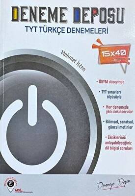 Deneme Deposu YKS TYT Türkçe 15x40 Denemeleri - 1