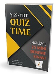 Pelikan Tıp Teknik Yayıncılık YKS-YDT İngilizce Quiz Time 25 Mini Deneme Sınavı - 1