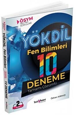 Tercih Akademi Yayınları YÖKDİL Fen Bilimleri 10 Çözümlü Deneme - 1