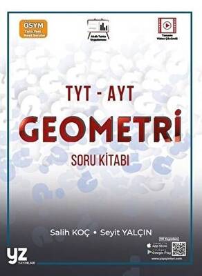 YZ Yayınları YZ YKS TYT AYT Geometri Soru Kitabı - 1