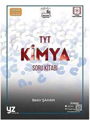 YZ Yayınları YZ YKS TYT Kimya Soru Kitabı - 1
